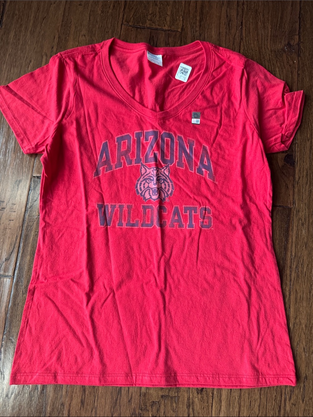 New! Women's Arizona Wildcats Red Short Sleeve Tee